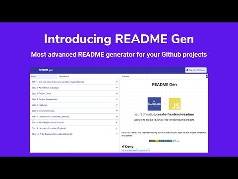 README Gen gallery image