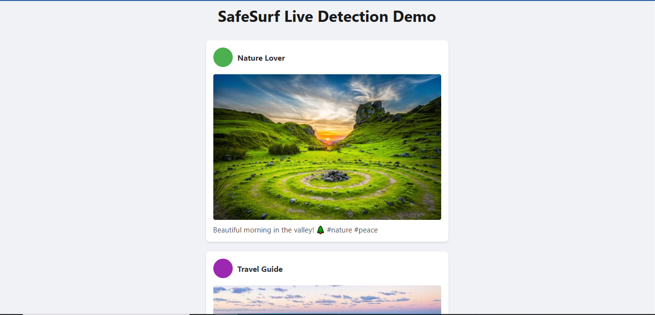 Nudity & Violence Detection Extension - Screenshot 2 showing product features and functionality