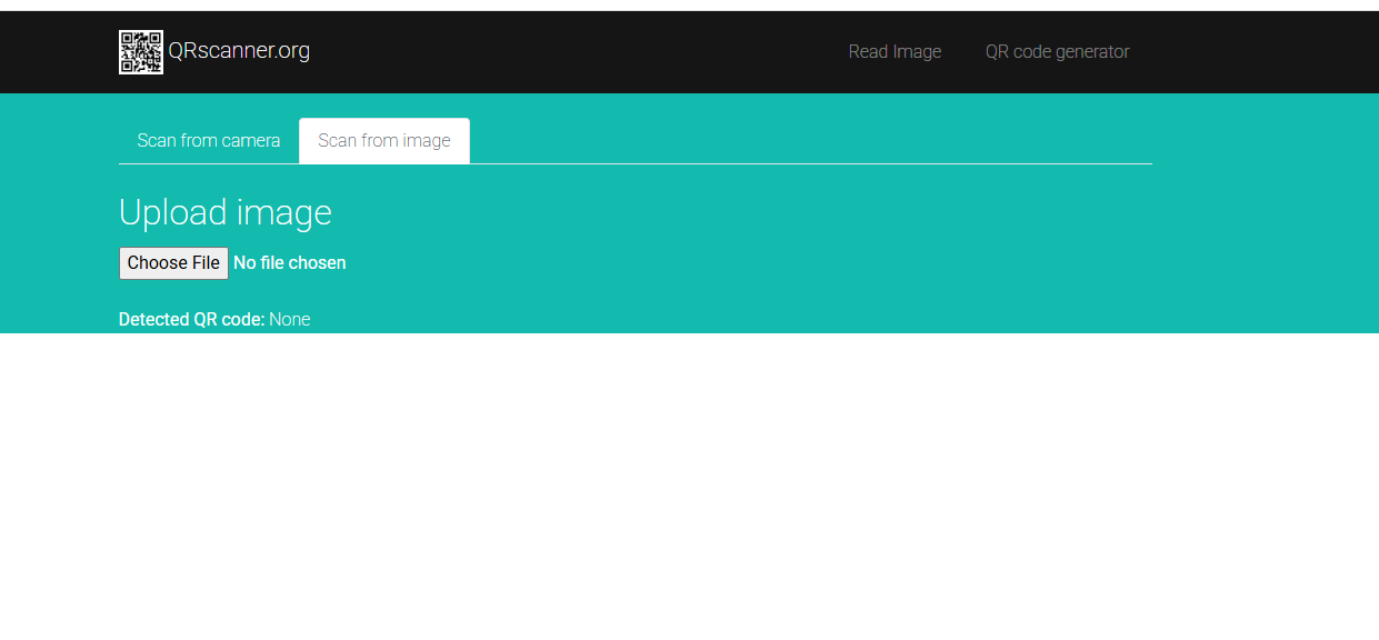 QR scanner - Screenshot 3 showing product features and functionality