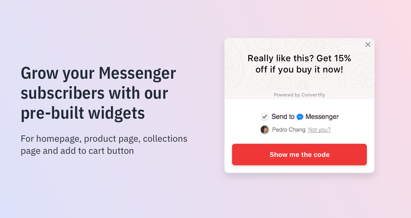 Convertfly Messenger Marketing gallery image