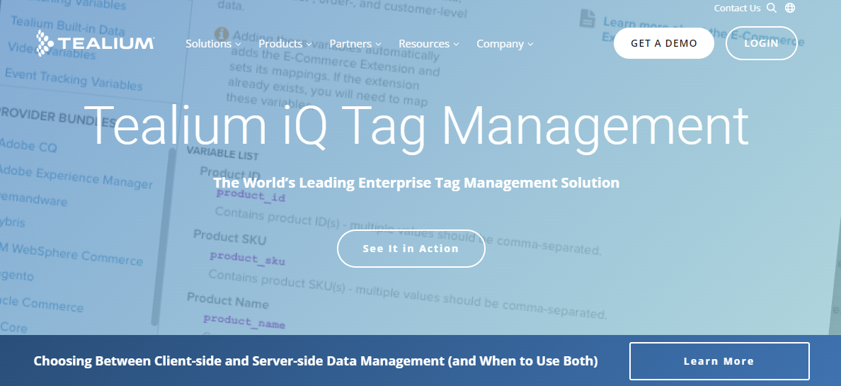 Tag Management System - Tealium gallery image