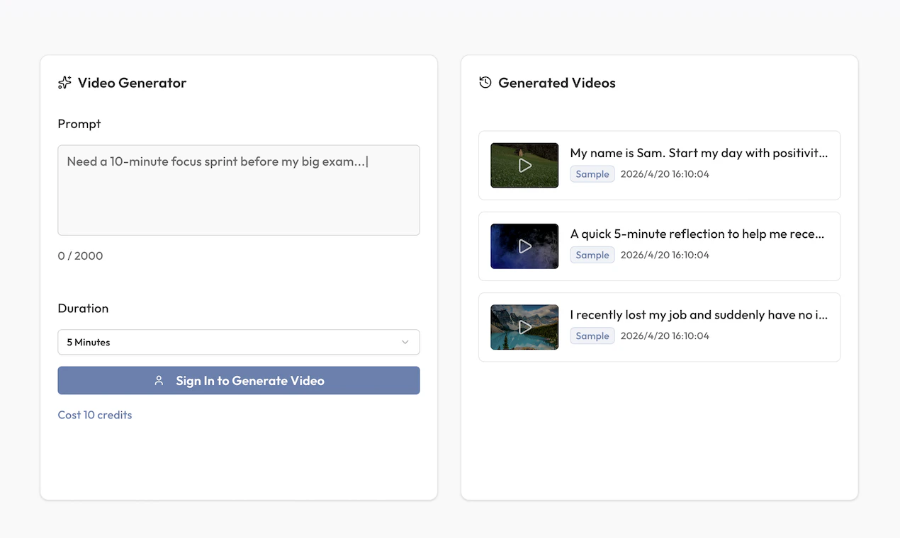 DeepCalm screenshot 2