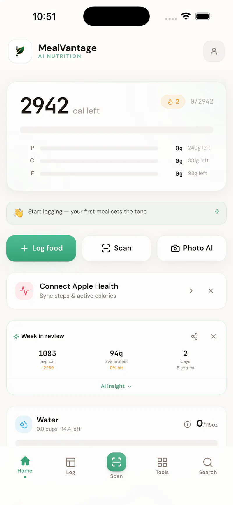 MealVantage screenshot 2