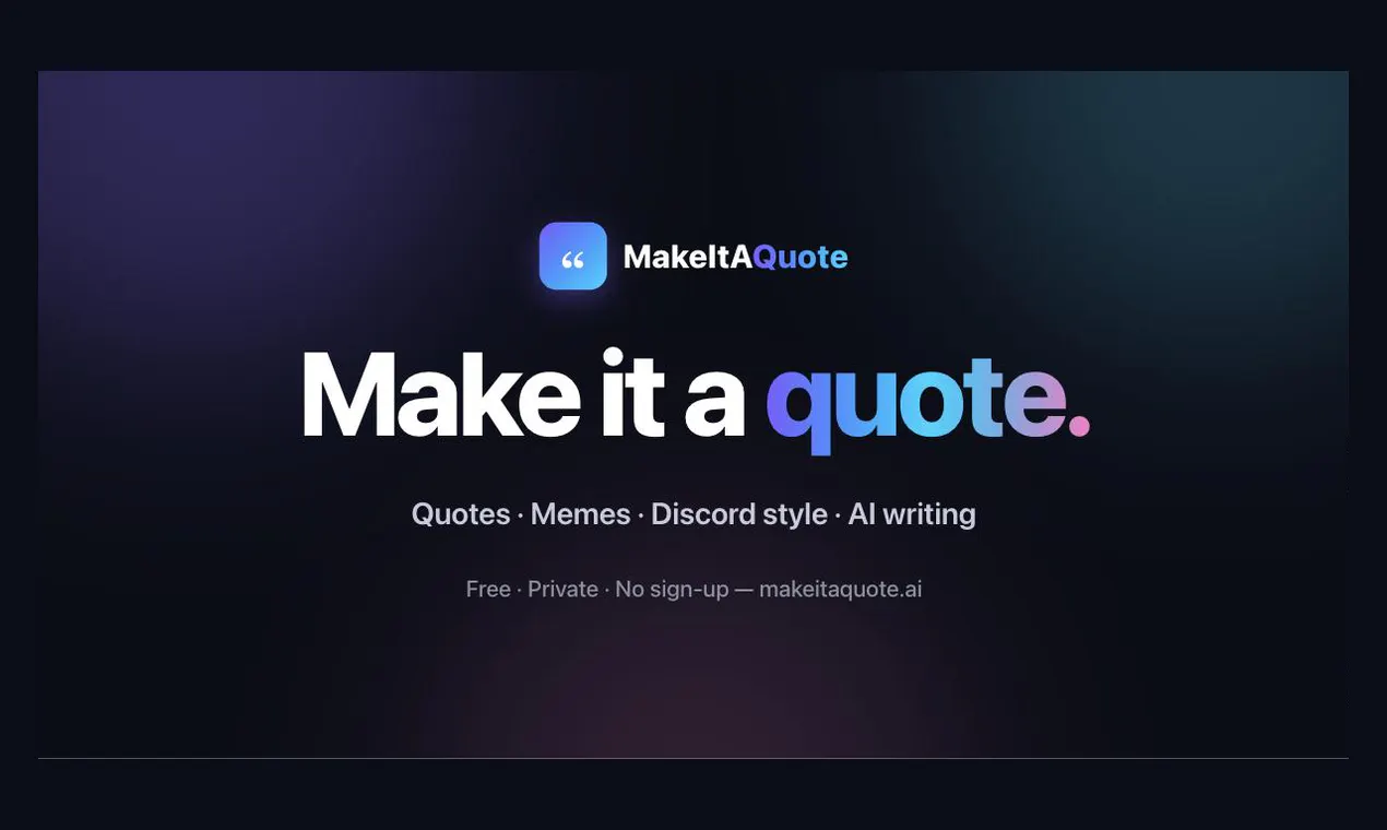 MakeItAQuote gallery image