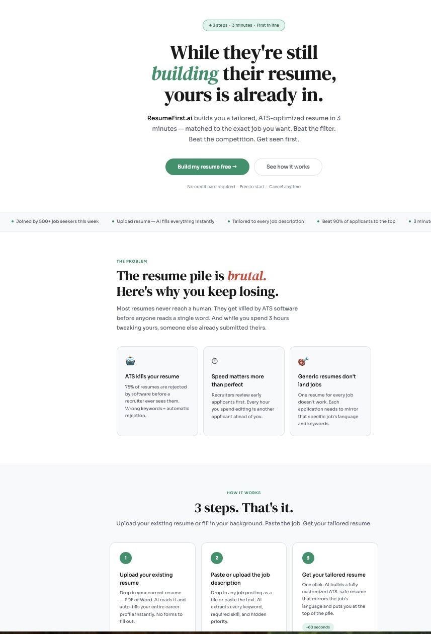 ResumeFirst.ai  gallery image