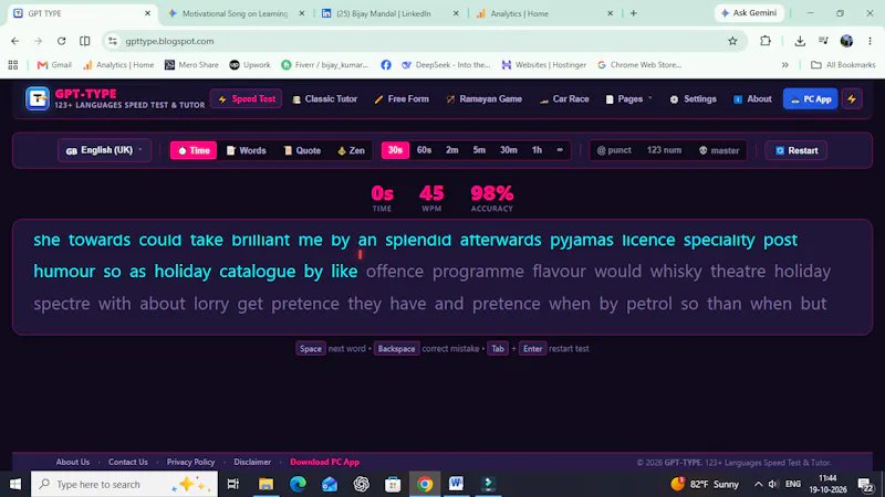 gpttype free typing tools  screenshot 2