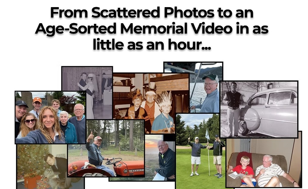 AI Age-Sorted Memorial Video Maker gallery image