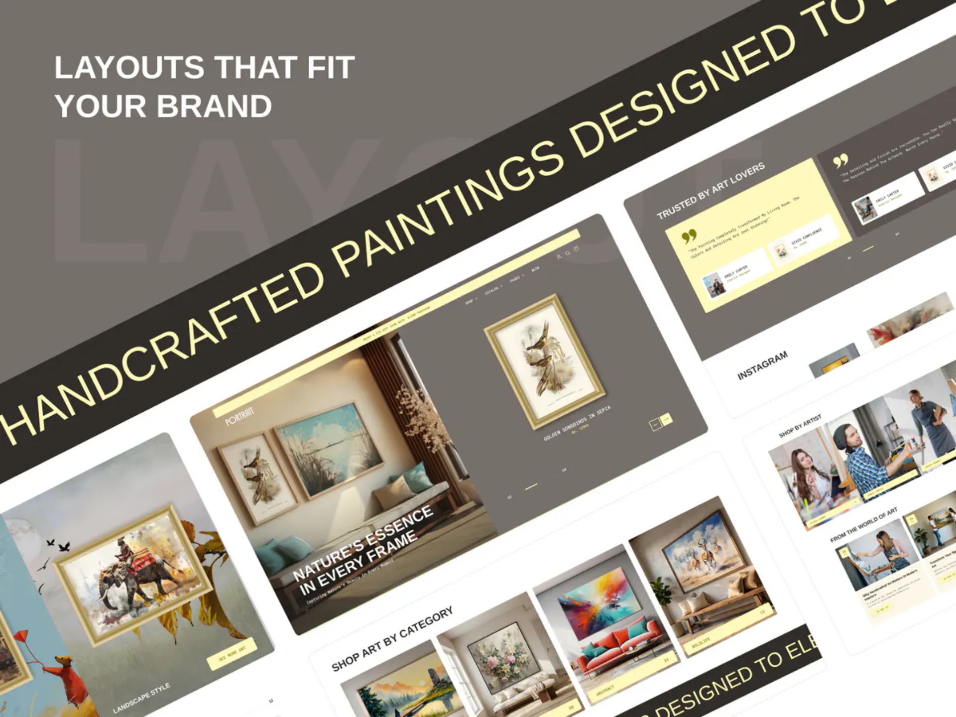 Portrait Art Shopify Theme gallery image