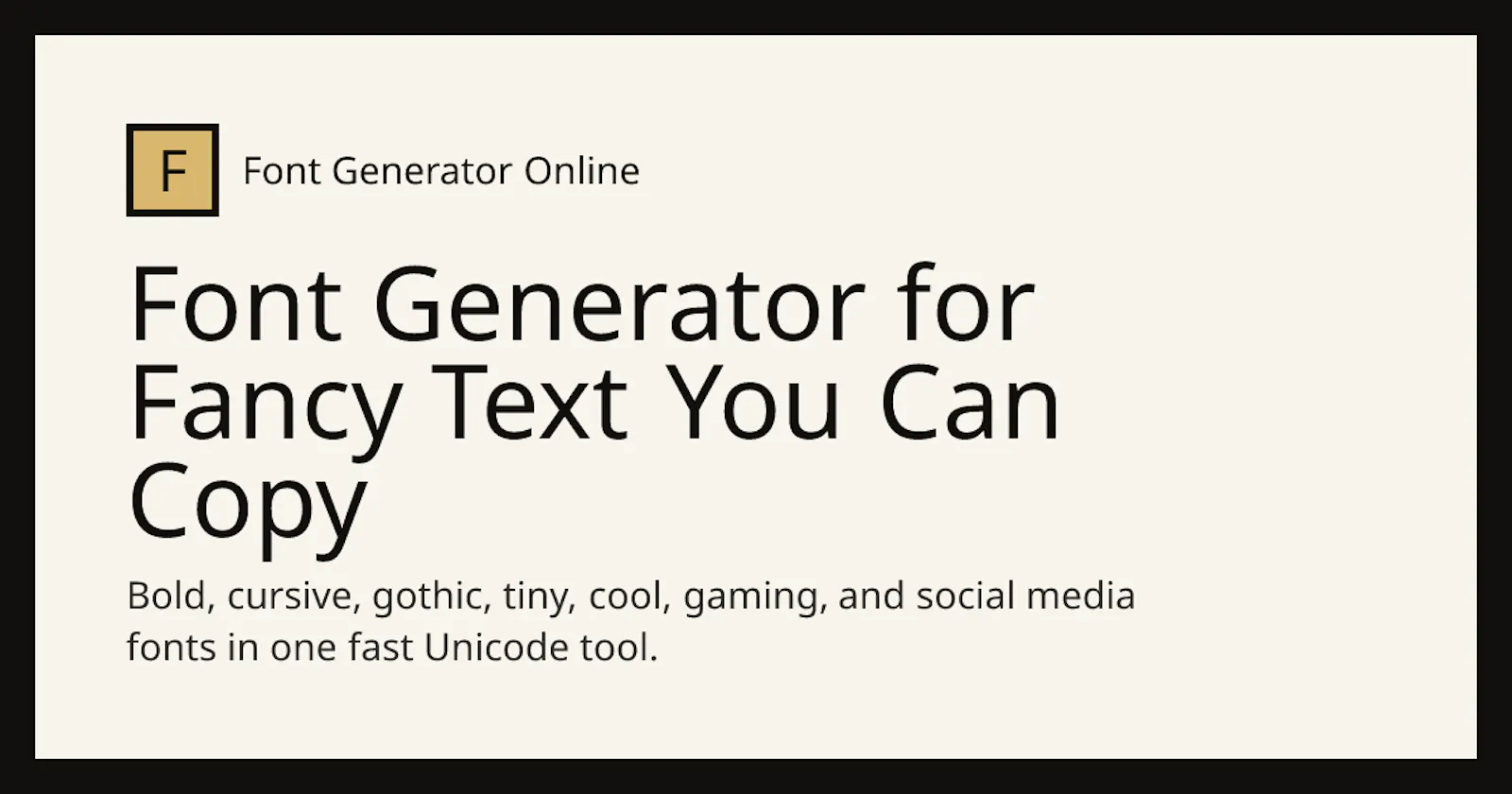 Font Generator Online screenshot 2