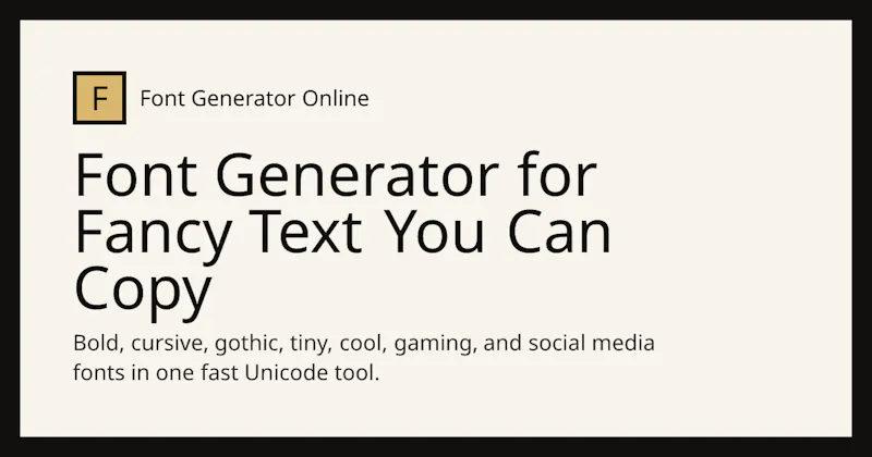 Font Generator Online screenshot 2
