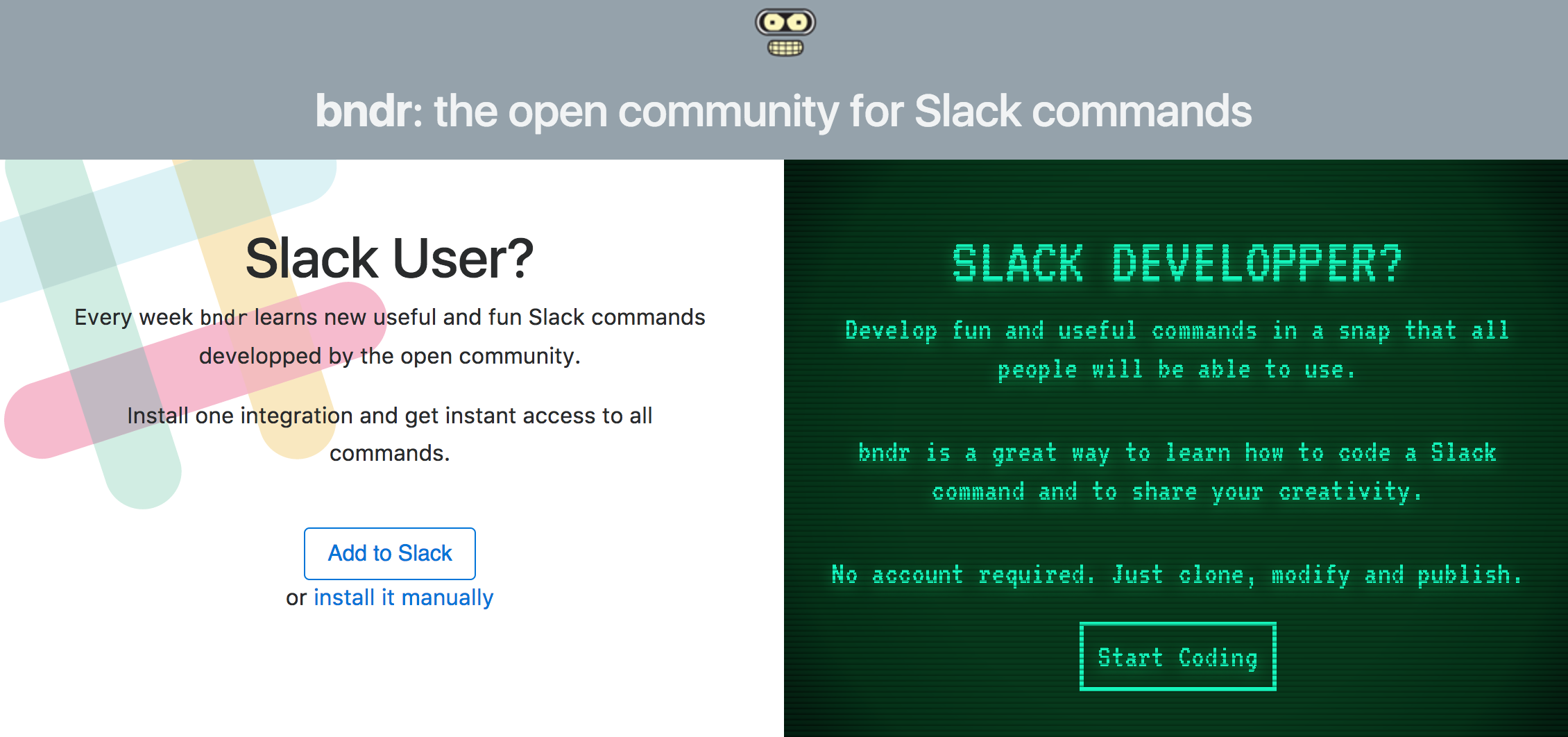 bndr for Slack gallery image