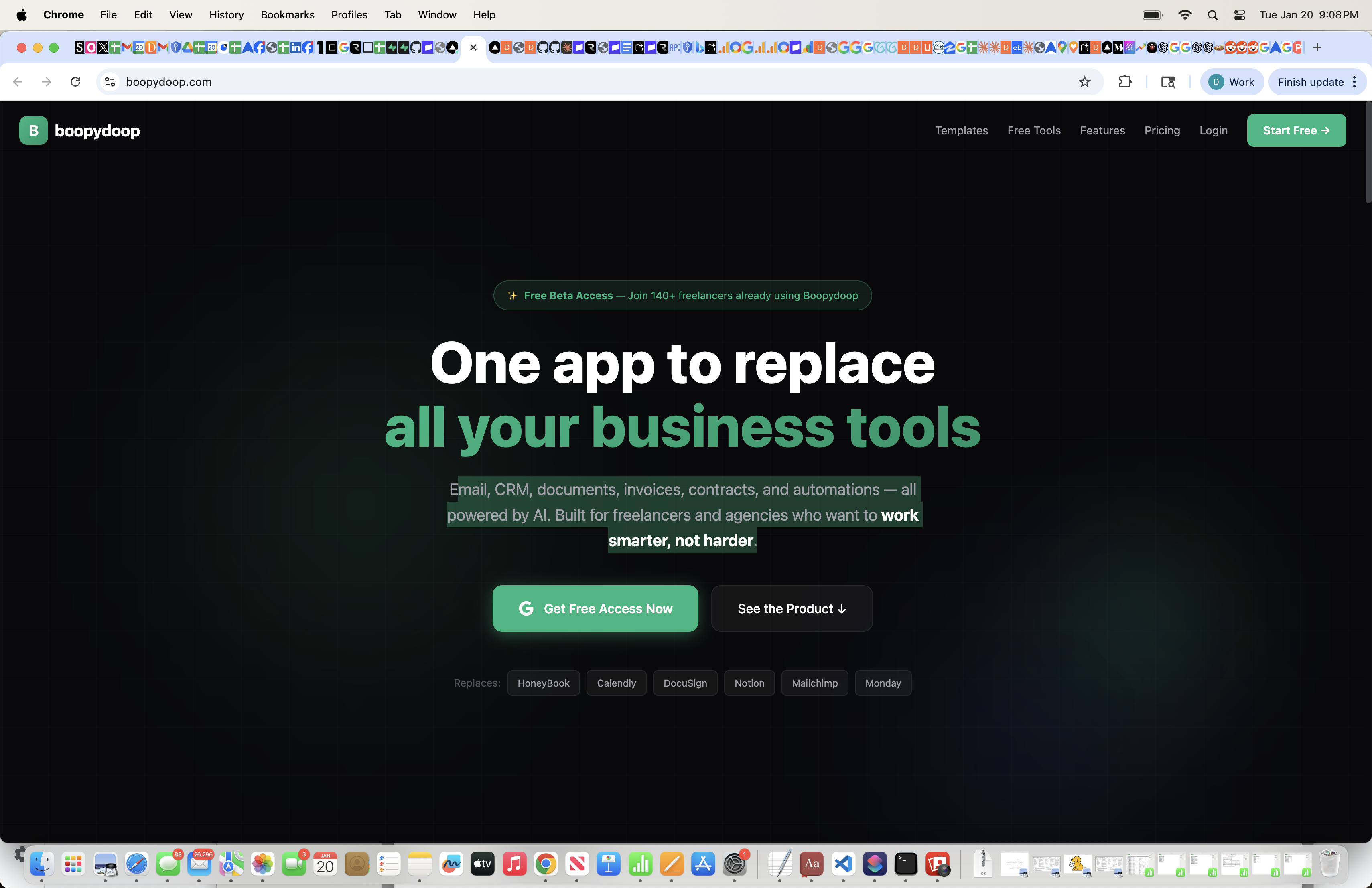 Boopydoop - Main product screenshot demonstrating key features and user interface