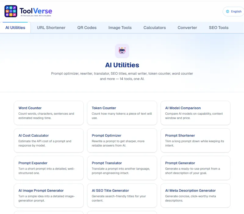 ToolVerse screenshot 1