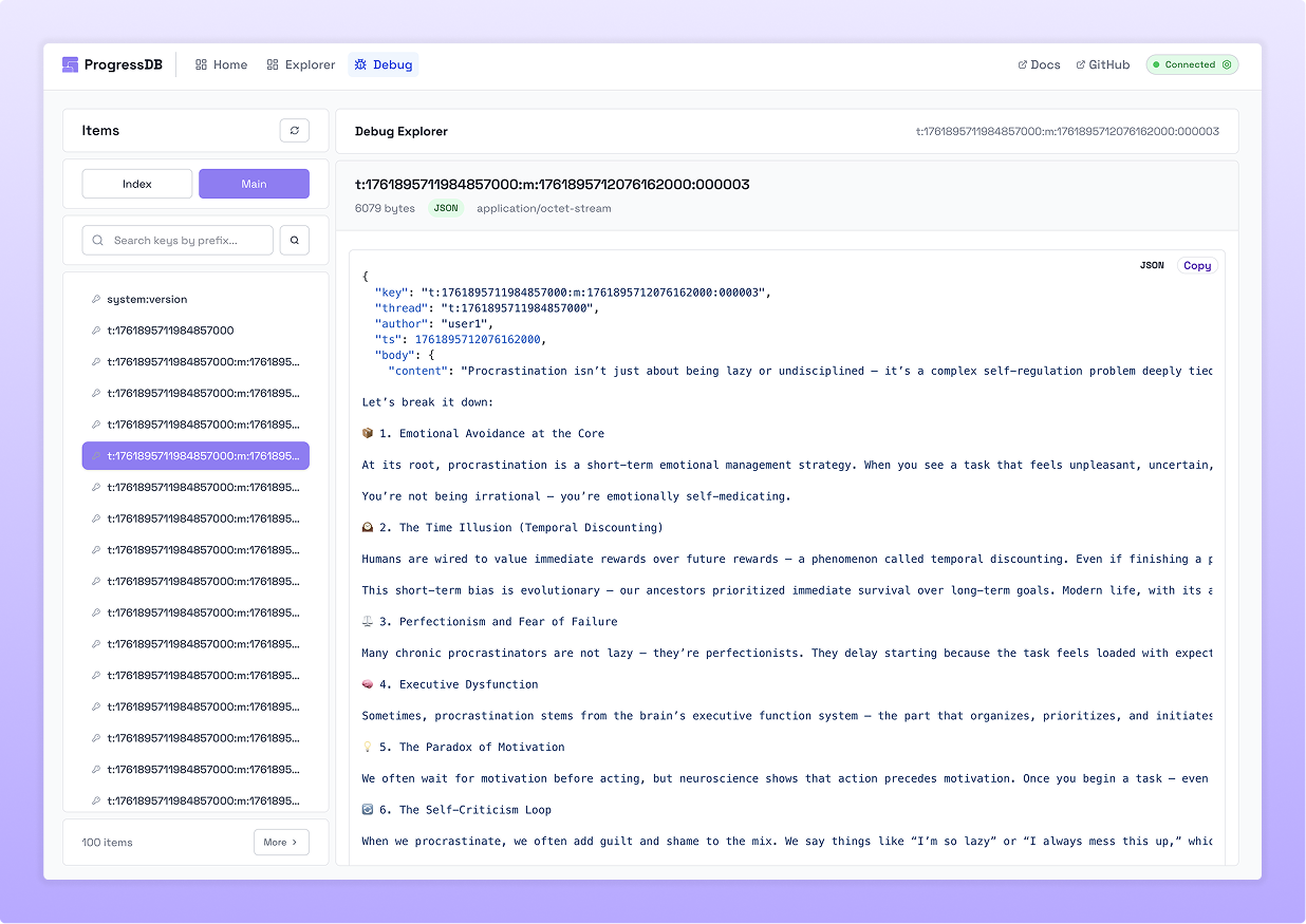ProgressDB v0.2 gallery image
