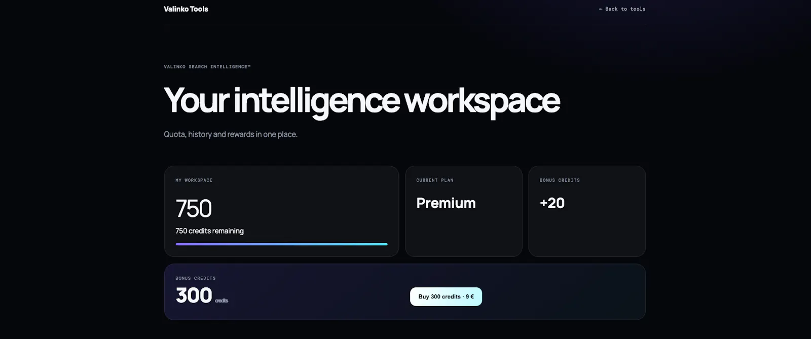 Valinko Backlink Value Calculator screenshot 5