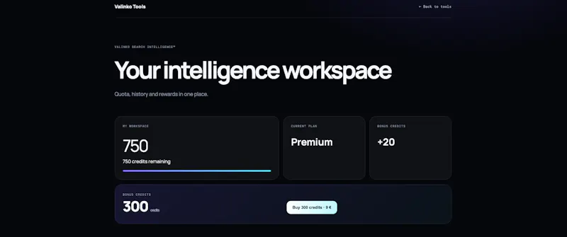 Valinko Backlink Value Calculator screenshot 5