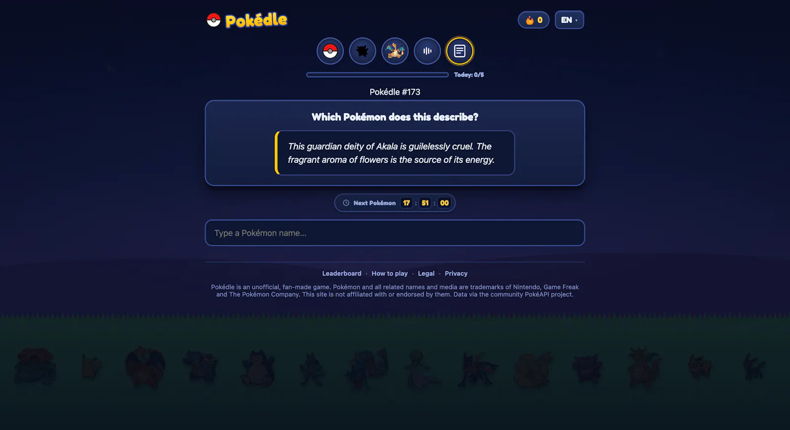 Pokédle screenshot 6