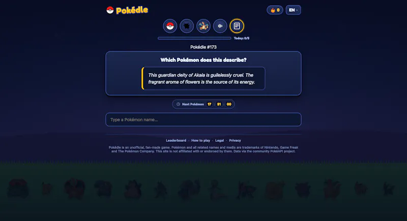 Pokédle screenshot 6