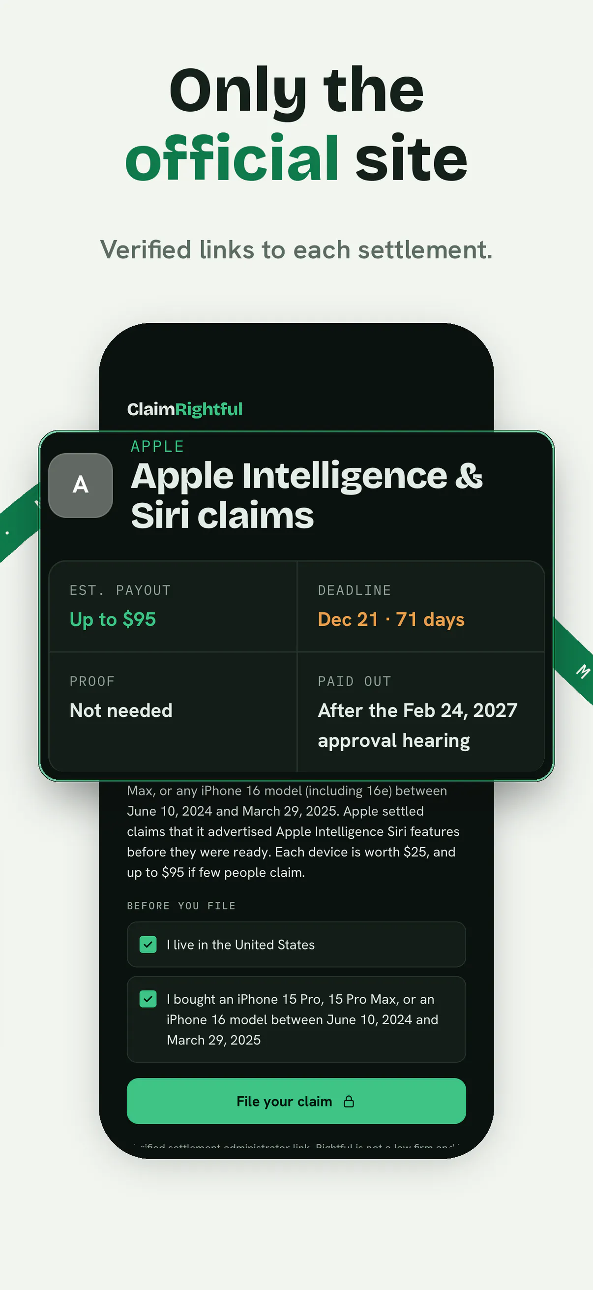 ClaimRightful gallery image