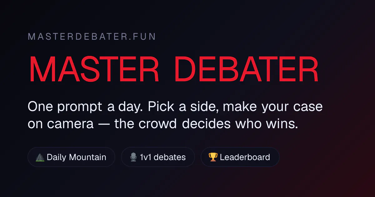 Master Debater gallery image
