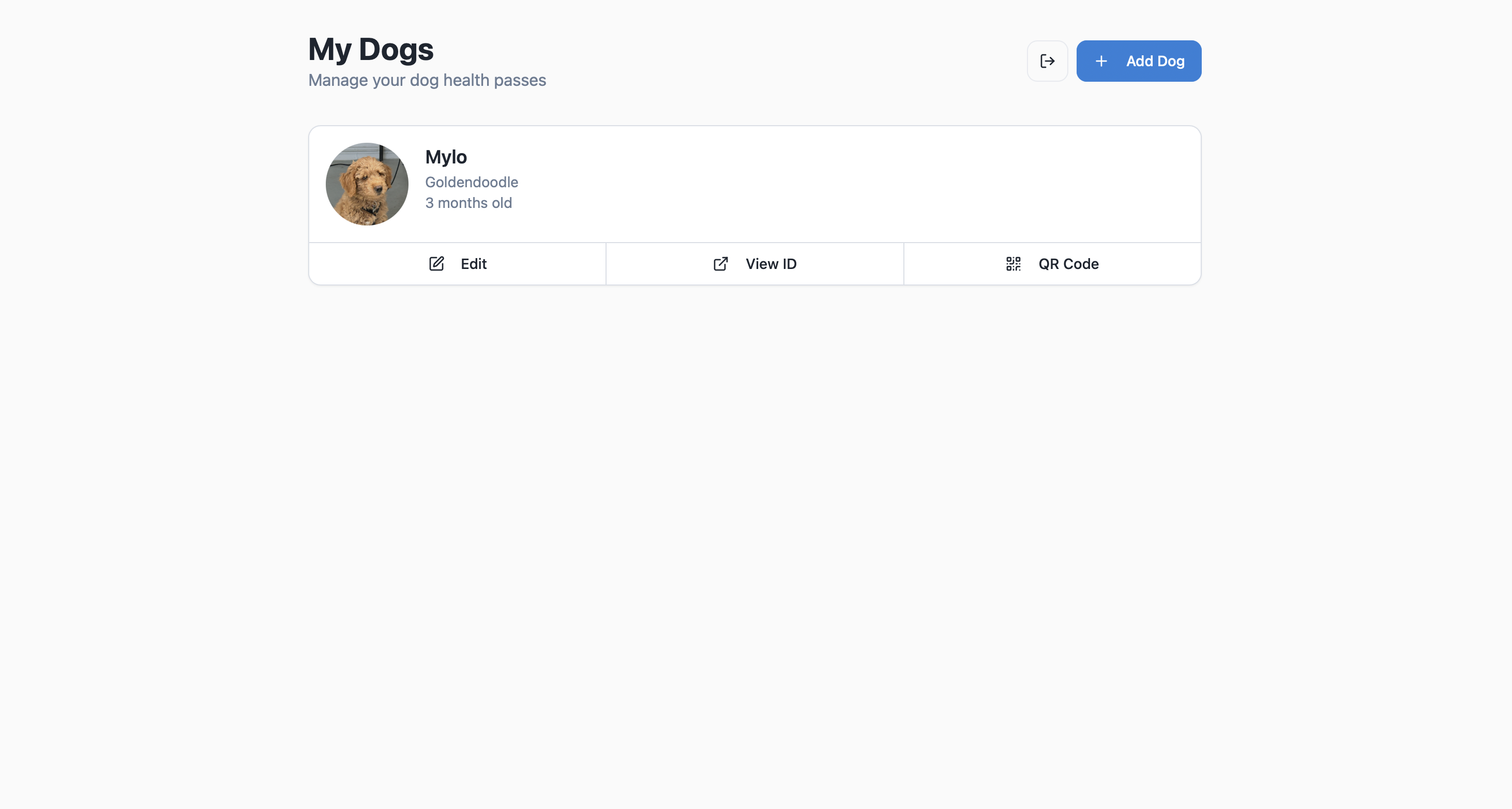 Dog Med Pass gallery image