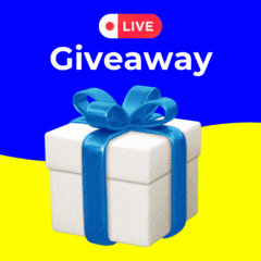 Giveaway for Live Stream logo