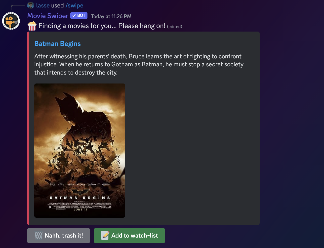 Bot de cine de películas media 1
