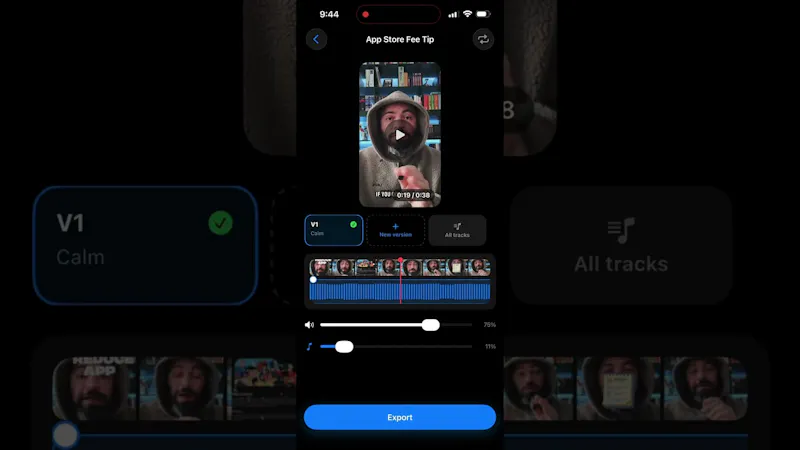 ReelMusic screenshot 1 (video preview)