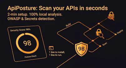 ApiPosture: Scan your APIs in seconds gallery image
