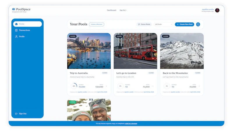 PoolSpace screenshot 2