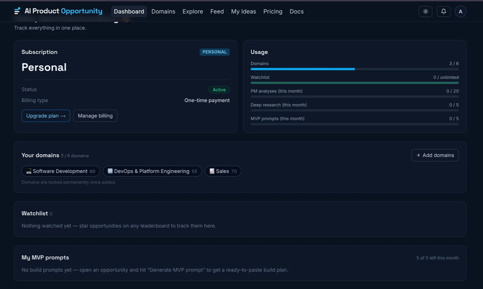 AI Product Opportunity screenshot 2