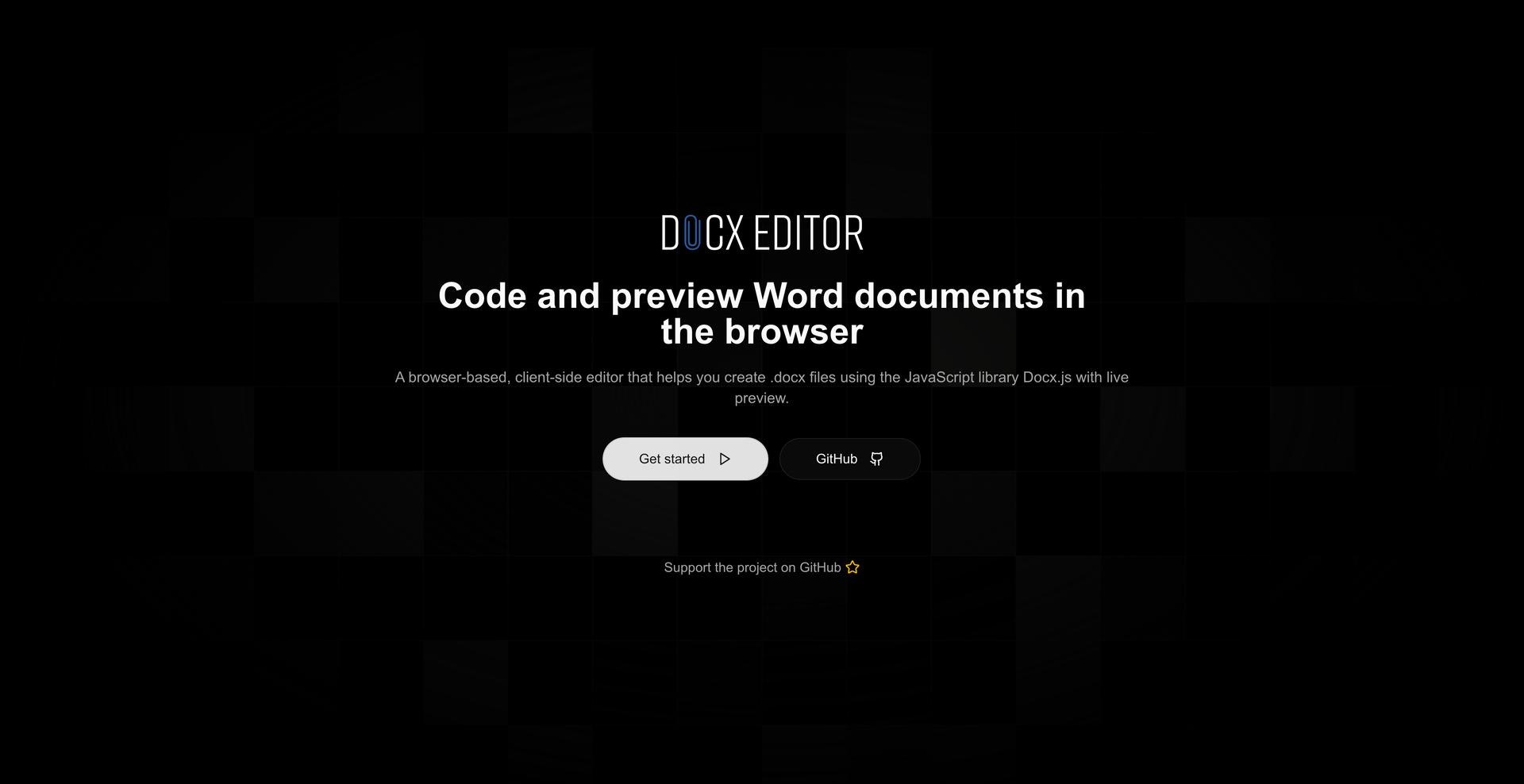 وسائط محرر DOCX.JS - محرر الكود المستند إلى المتصفح لـ DOCX.JS مع معاينة مباشرة 1