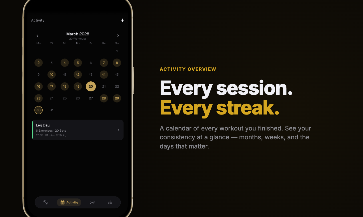 IronRep — Workout Tracker gallery image