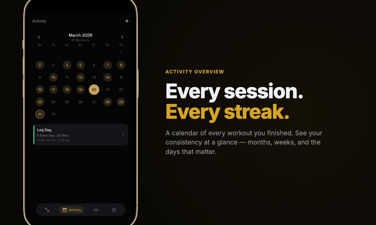 IronRep — Workout Tracker screenshot 2