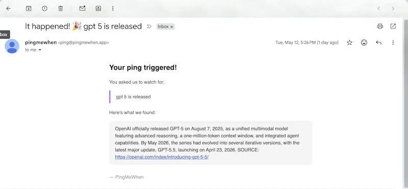 PingMeWhen screenshot 5
