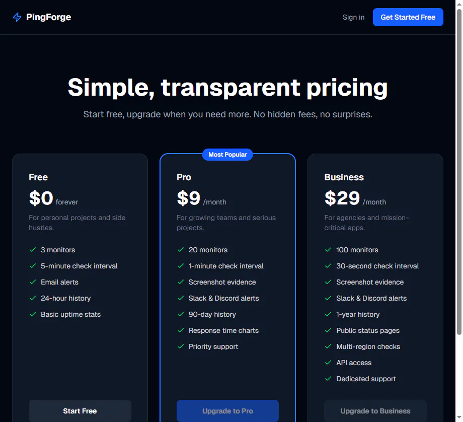 PingForge 项目横幅