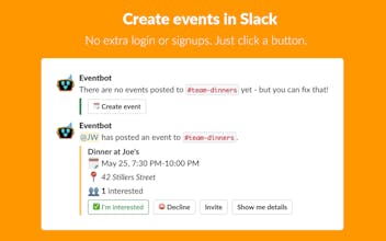 Eventbot Calendar for Slack gallery image