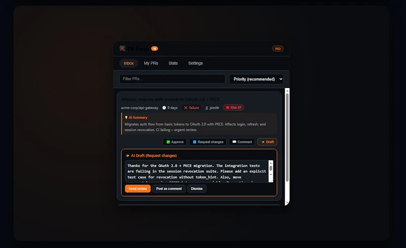PR Focus Pro screenshot 5