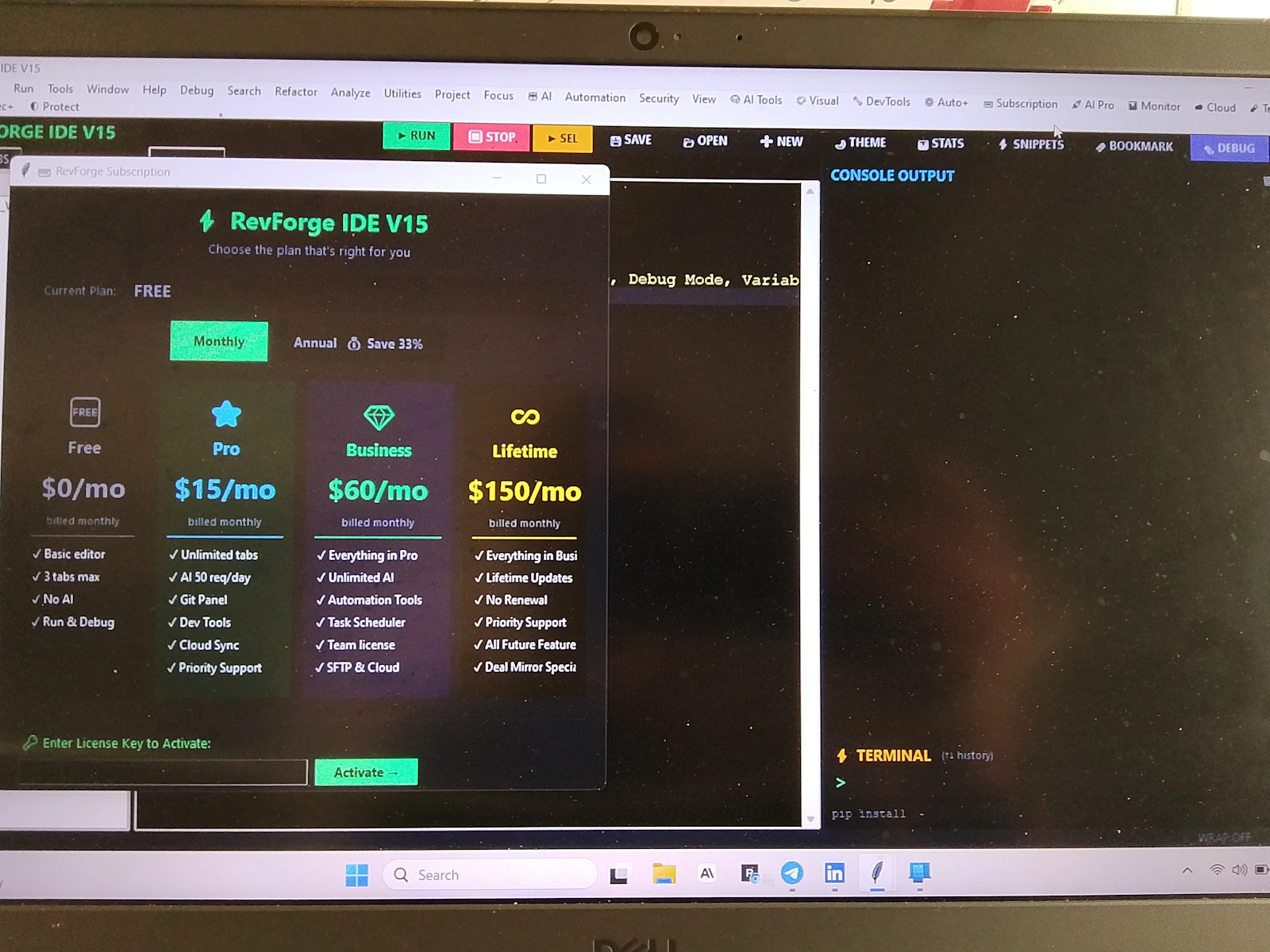RevForge IDE V15 screenshot 3