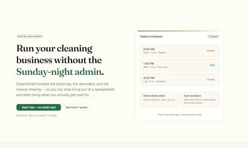 CleanSched screenshot 6
