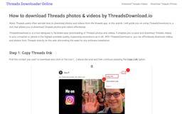 Threads Video, Images & GIF Downloader media 2