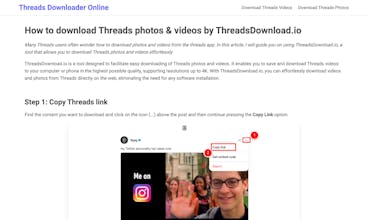 Threads Video, Images & GIF Downloader gallery image