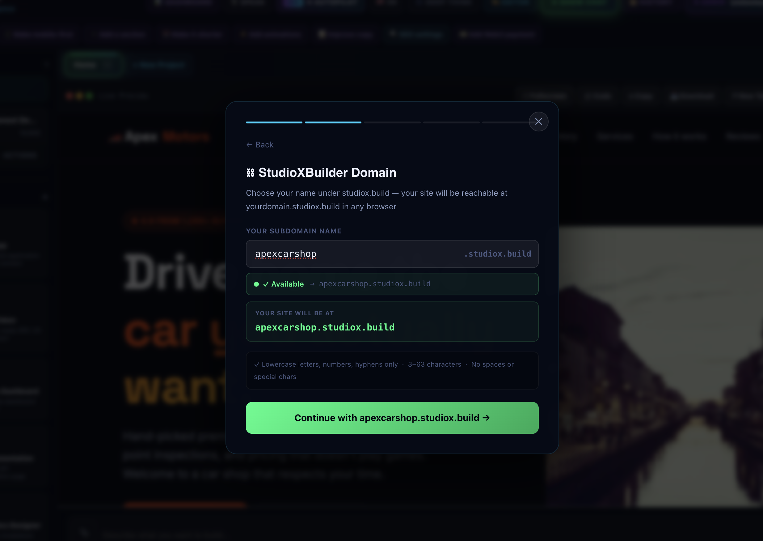 StudioXBuilder gallery image