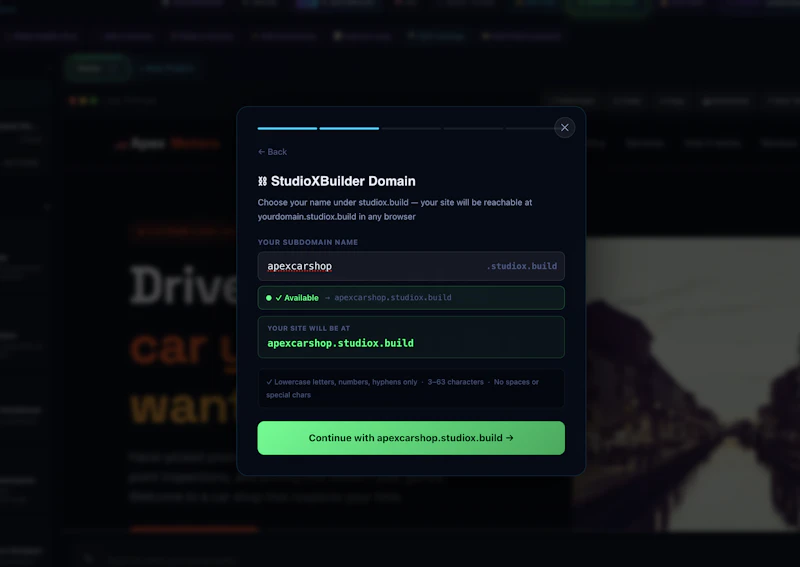 StudioXBuilder screenshot 11