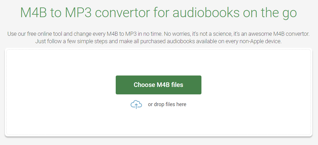 M4B to MP3 converter gallery image