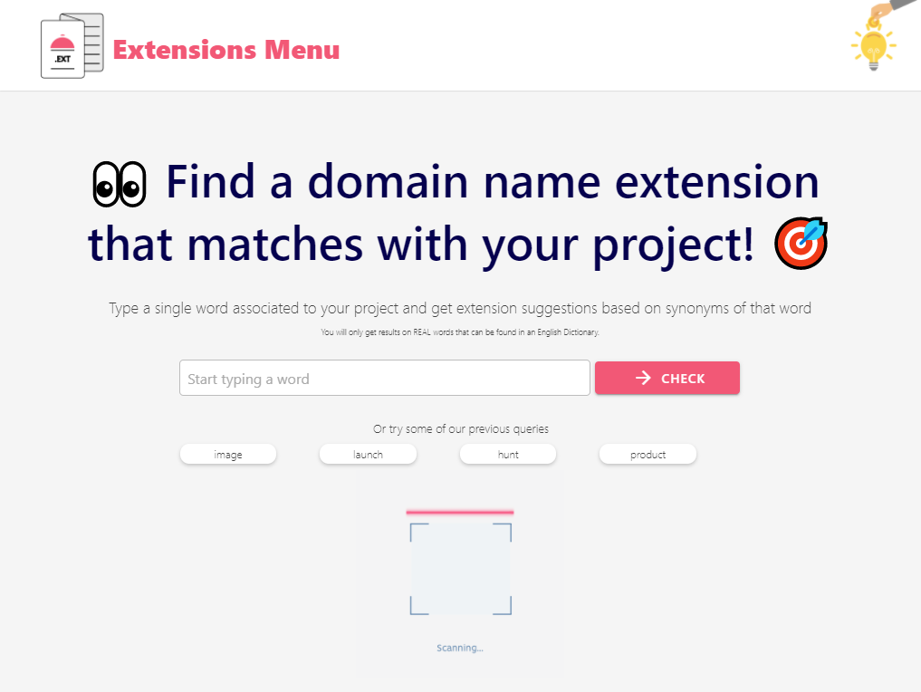 Extensions Menu Image