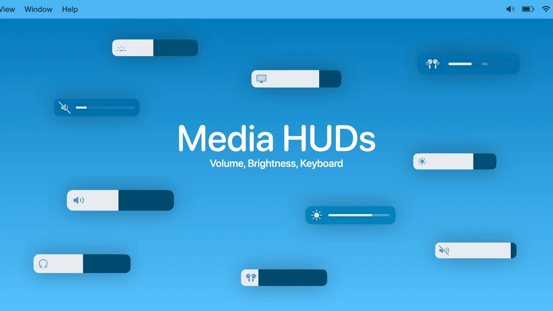 Mediamate - Visualizzazione fresca per volume, display e luminosità della tastiera media 3