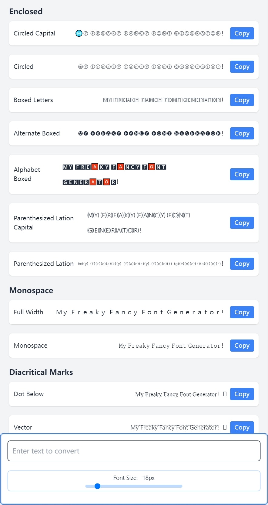 ✨ Freaky Fancy Font Generator 😎 Medien 3