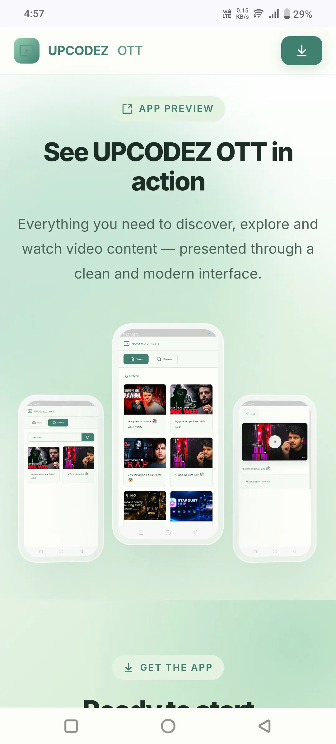 UPCODEZ OTT — Discover. Watch. Enjoy. gallery image