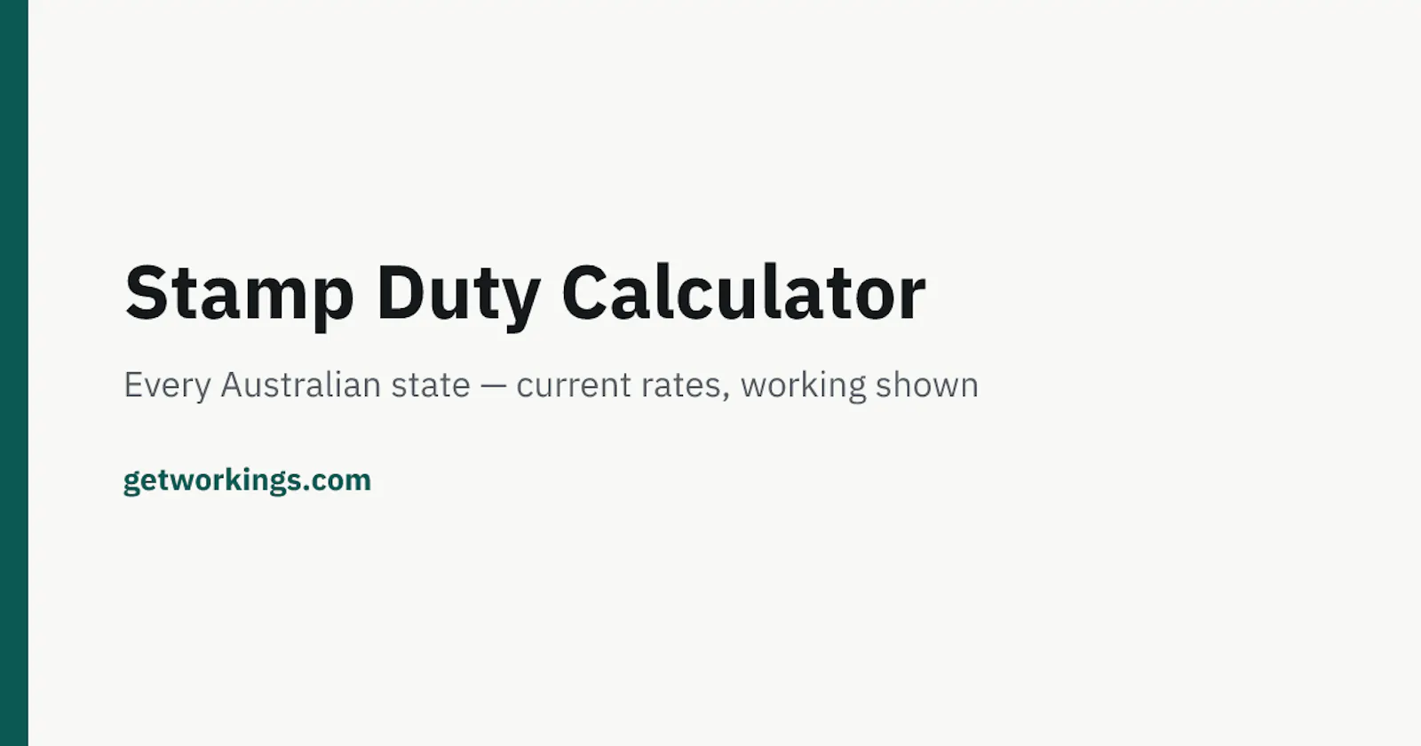 Workings — Stamp Duty Calculator screenshot 3